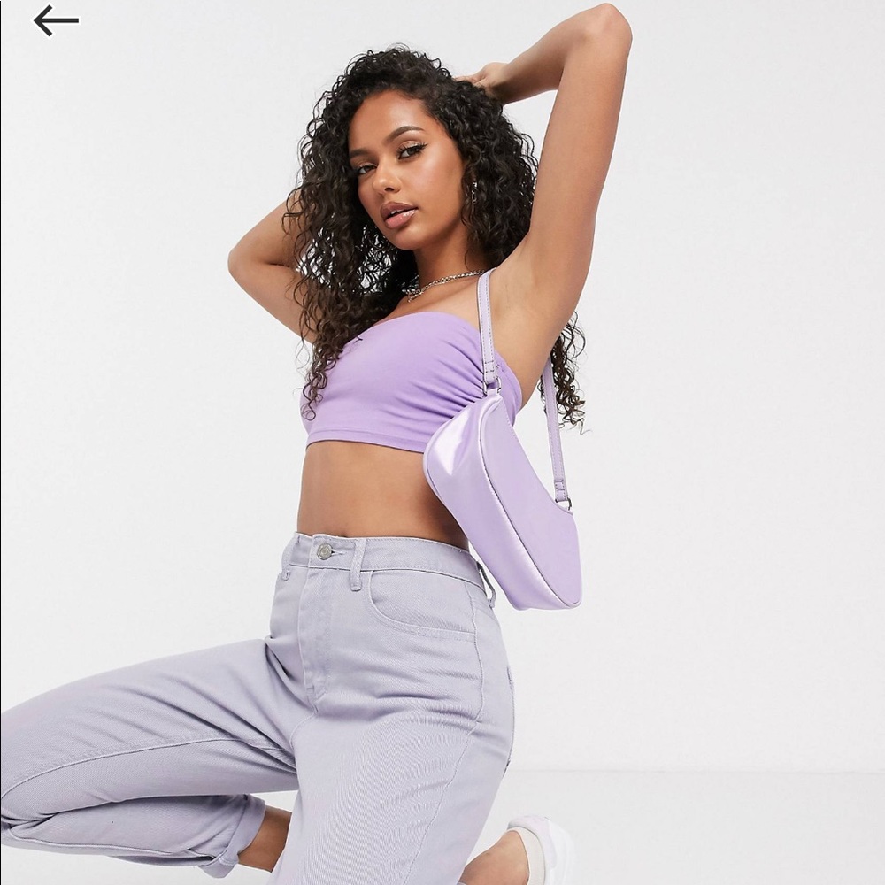 ASOS Design Super Crop Bandeau With Ruching - Picture 4 of 6